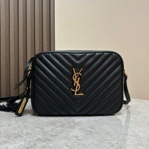Yves Saint Laurent Lou Camera Bag BLACK